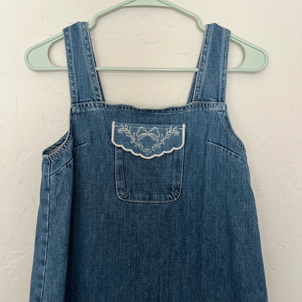 Damson Madder Sleeveless Dress with Embroidered Pocket